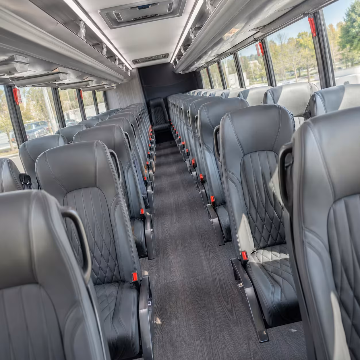 25 passenger minibus interior