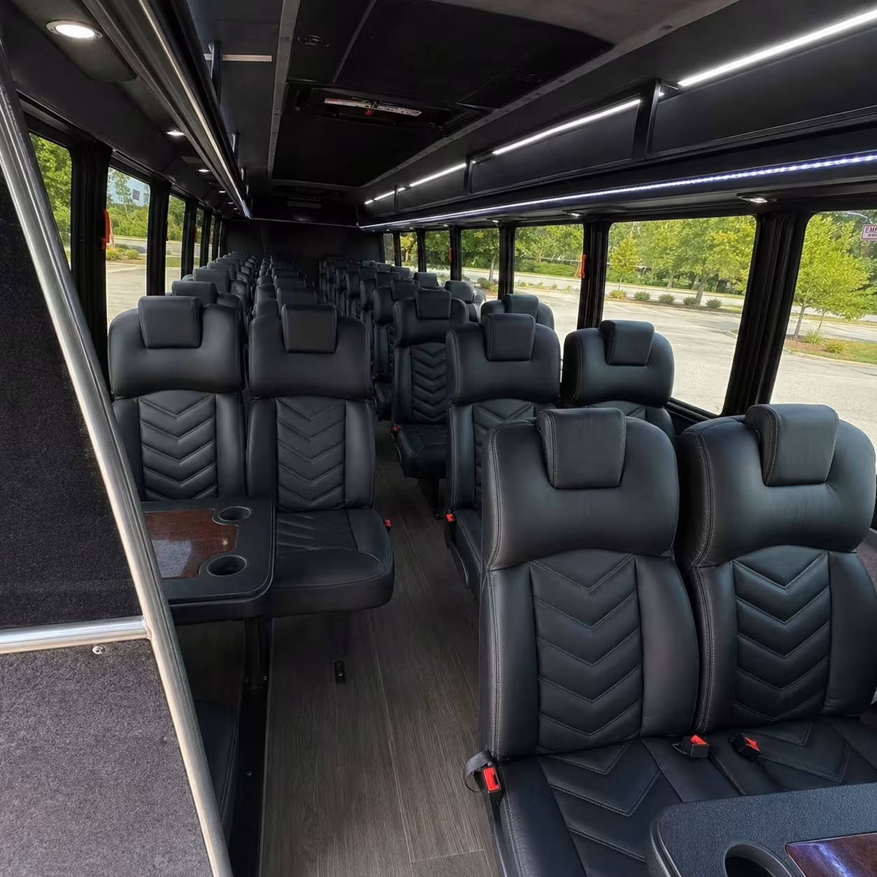 30 passenger minibus inside