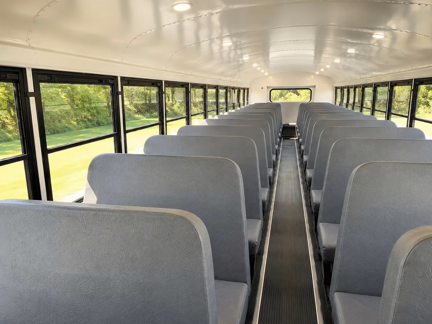 school bus interior