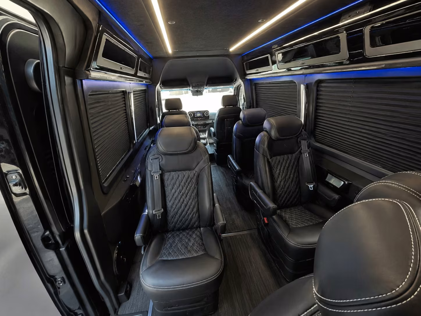 sprinter van with driver interior