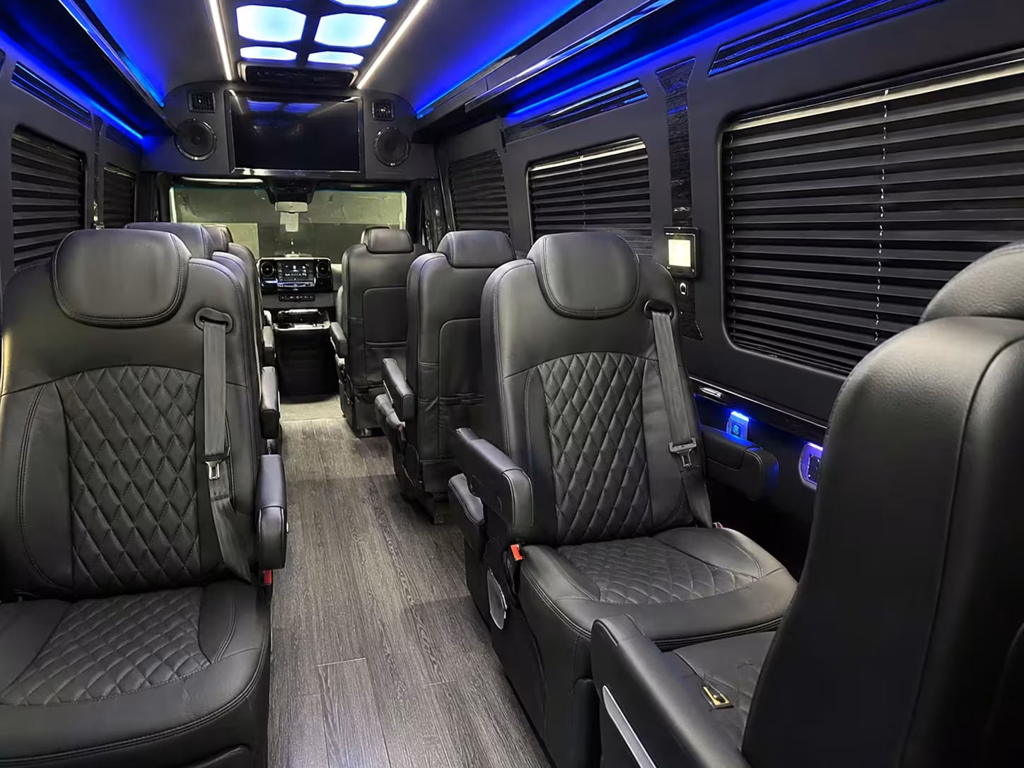 sprinter vans and minibuses for smaller concert groups in north port