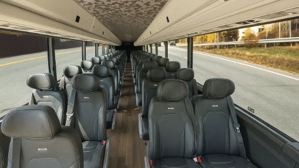 north port 18 passenger minibus inside