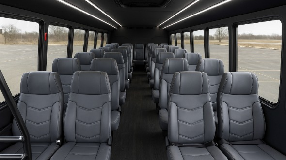 north port 20 passenger minibus inside