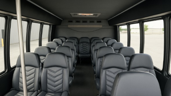north port 25 passenger minibus inside
