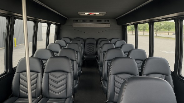 north port 28 passenger minibus inside
