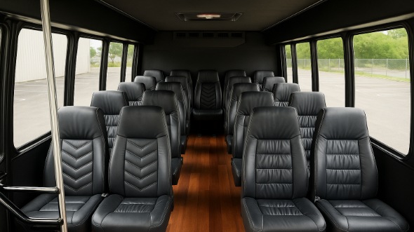 north port 30 passenger minibus inside