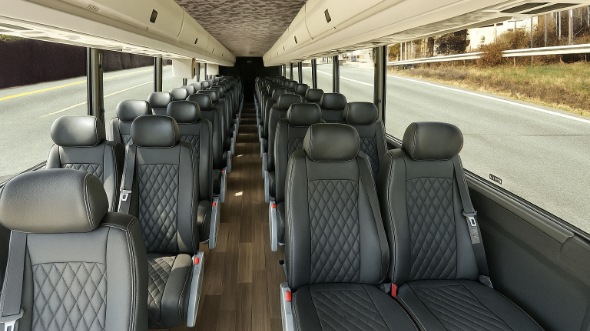 north port 35 passenger minibus inside