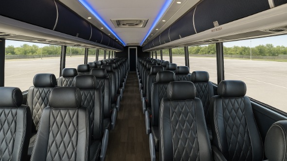 north port 56 passenger charter bus rental